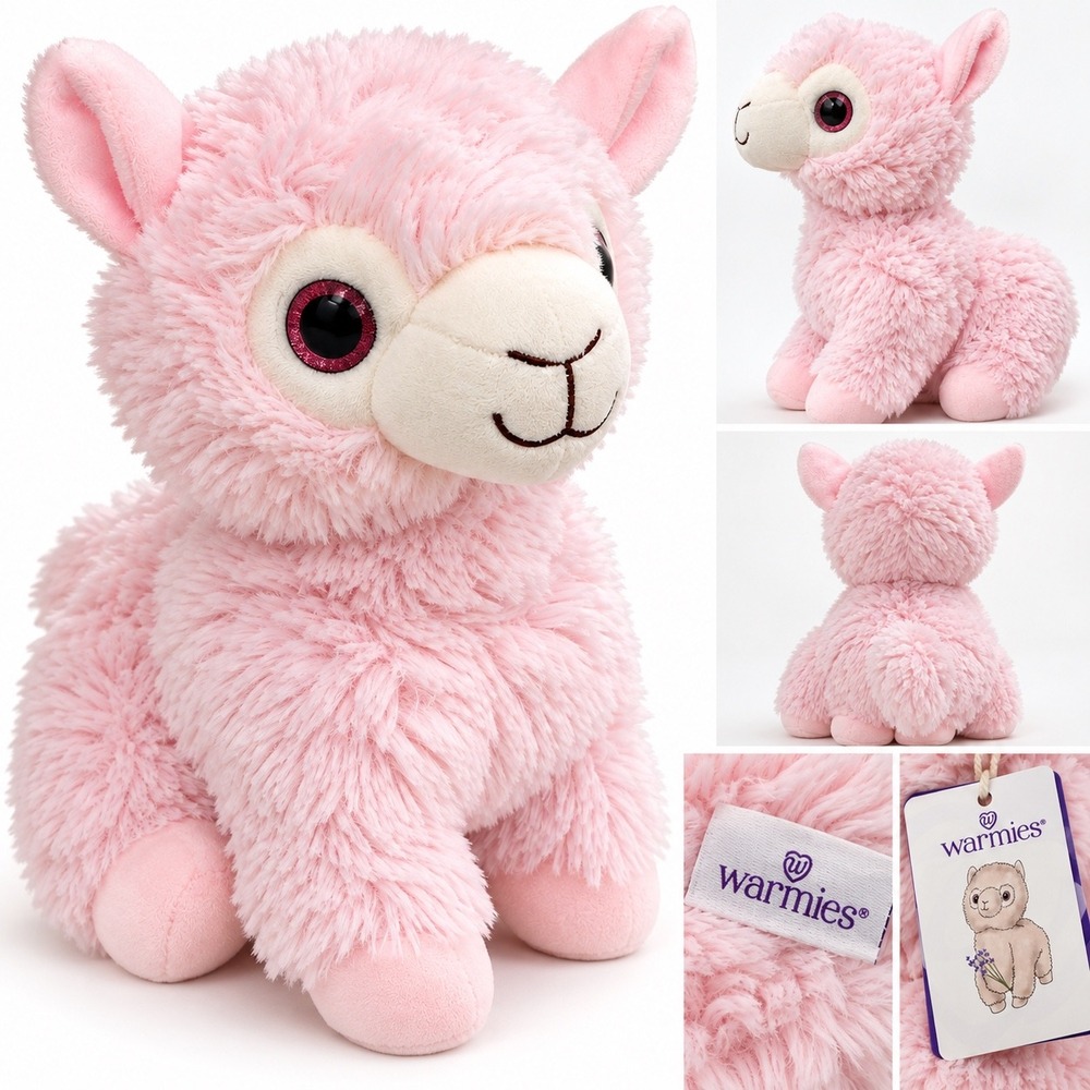 Warmies Pink Llama Microwavable Weighted Lavender Scented Plush CP-LLA-1